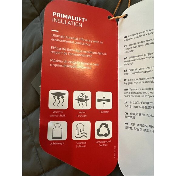 Howler Bros Men's Merlin Jacket Gravel/Ultramarine Puffer Quilted Soft Shell XXL - Picture 11 of 16